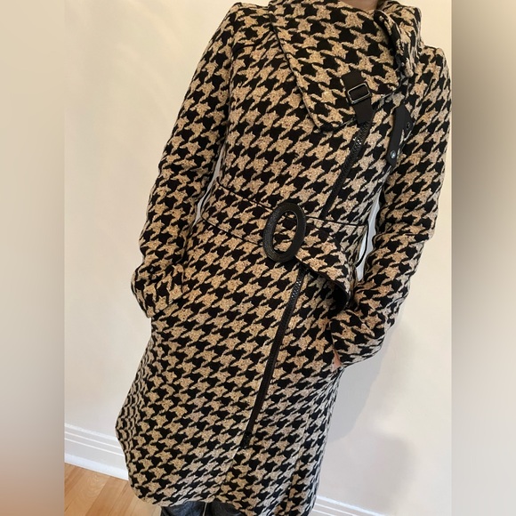Women's houndstooth coat by Soïa & Kyo - Picture 1 of 11